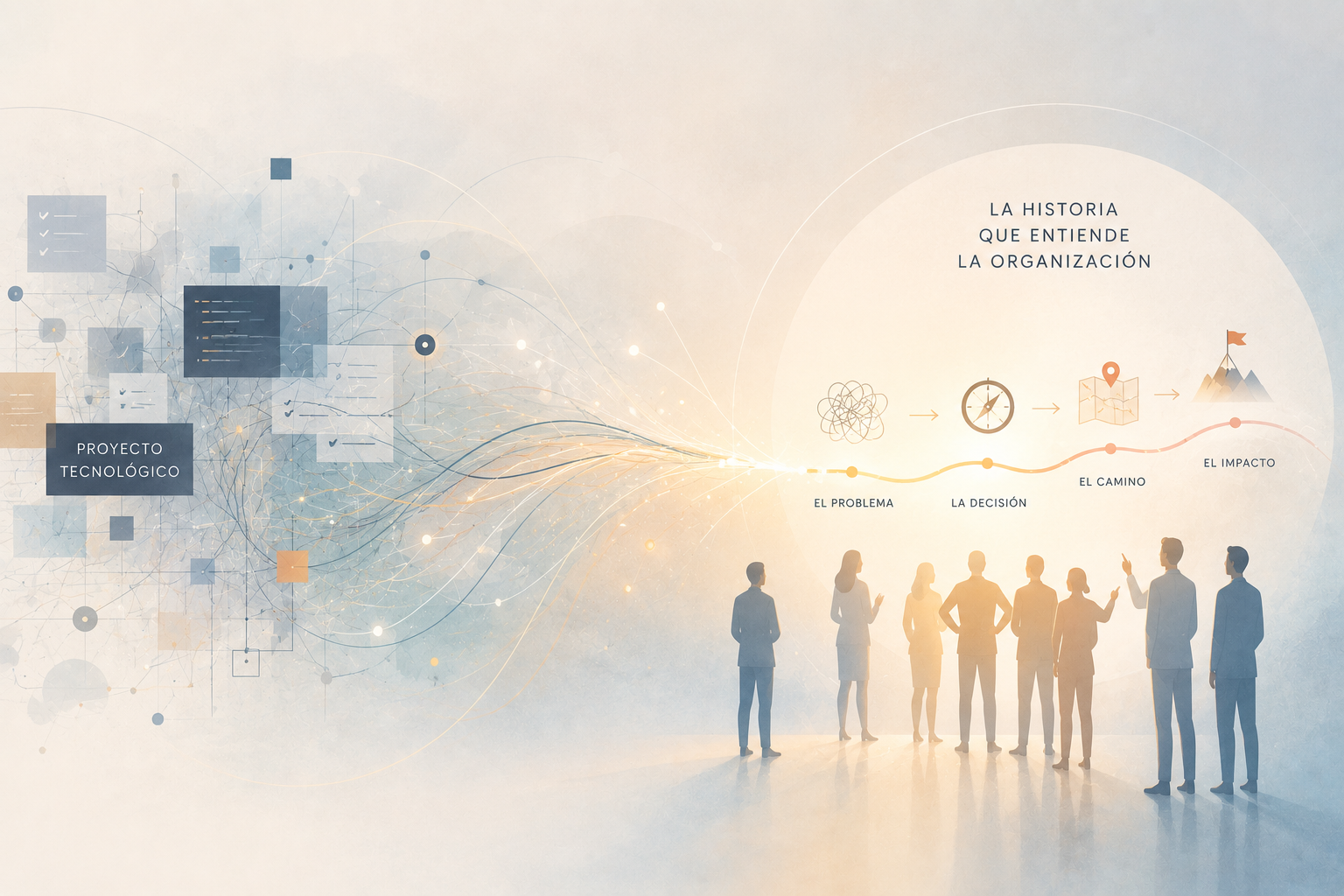 En este momento estás viendo Del proyecto tecnológico a la historia que entiende la organización